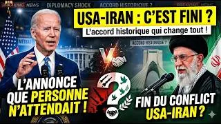 Miniature : Une annonce inattendue pourrait-elle marquer la fin du conflit entre les États-Unis et l’Iran ?