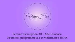 Miniature : Femme d'exception #1 - Ada Lovelace