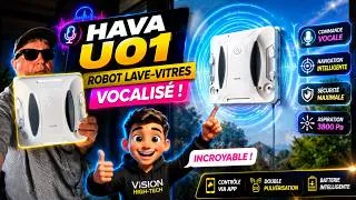 Miniature : 🤖 HAVA U01 : Ce Robot Lave-Vitres Vocalisé  Est Incroyable ! 😲 Et Accessible  🧑‍🦯‍➡️