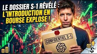 Miniature : OpenAI en Bourse : Tout savoir sur le dossier S-1 confidentiel ! 🚀