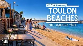 Miniature : 💙TOULON Beaches (Mourillon) France – Relaxing Walking Tour along the Mediterranean Sea 🌊