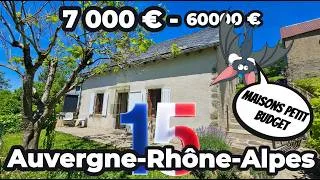 Miniature : 🇫🇷  Maisons à vendre - Auvergne-Rhône-Alpes pas chères. 7 000€ ?