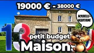 Miniature : 🇫🇷 Maisons de Campagne á Vendre - Petit budget - NOUVELLE - AQUITAINE. De 19000 € á 45000€