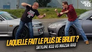 Miniature : SKYLINE R33 VS RX8 : LAQUELLE DE NOS CAISSES FAIT LE PLUS DE BRUIT ?