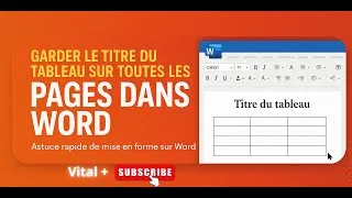 Miniature : 2 astuces faciles pour des tableaux parfaits sur Word !