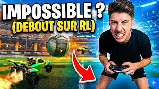 Miniature : On m'a défié de jouer DEBOUT à Rocket League (Pire idée 😭)