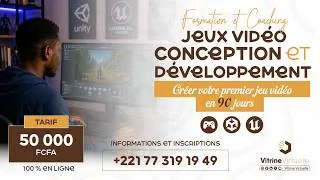 Miniature : 🎮Devenez Créateur de Jeux Vidéo en 90 Jours | Formation Complète Unity & Unreal Engine