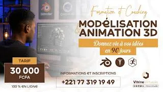 Miniature : Apprenez Blender, MakeHuman et Mixamo en 90 Jours | Formation 3D Complète