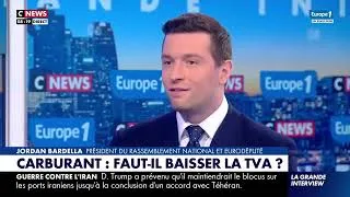 Miniature : "Nous demandons la baisse de la TVA sur les carburants de 20% à 5,5%" J. Bardella