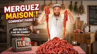 Miniature : JE PRÉPARE 11 KG DE MERGUEZ ! (tuto fabrication)