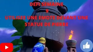 Miniature : DEFI SEMAINE 9 FORTNITE UTILISEE UNE EMOTE DEVANT LES STATUES DE PIERRE DE PIERRE