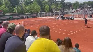 Miniature : Loïs Boisson, Roland Garros 2023, 1er tour qualifications, défaite contre Nina Radovanovic