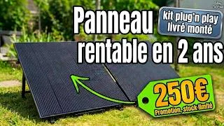 Miniature : 250€ pour produire votre électricité ⚡ kit Saphir Solaire (Livré monté, prêt à brancher)