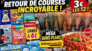 Miniature : 😱 Livres à 4€ les 5, 12 Verres Coca à 3€ ! Retour de Courses Intermarché + Recette Sauce Tomate