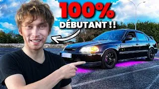 Miniature : Ce DÉBUTANT en TUNING est un PRODIGE : il a TOUT REFAIT sur sa CIVIC !