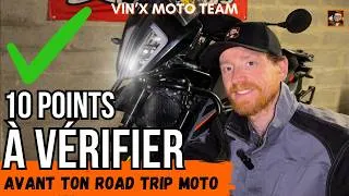 Miniature : #Tuto 6 : 10 Points à Vérifier sur ta Moto avant de Partir en Road Trip - KTM 890 Adventure