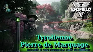 Miniature : Guide Tyrolienne pierre de marquage a wuling 1.2 placé vos tyrolienne et récupéré les ressource rare
