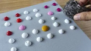 Miniature : Technique de peinture avec tampon à récurer en métal pour débutants |  Voir et faire 214