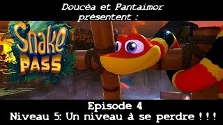 Miniature : SNAKE PASS : NIVEAU 5 : UN NIVEAU A SE PERDRE ! #4  LET'S PLAY FR Gameplay test decouverte