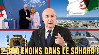 Miniature : ALGÉRIE : 2300 Engins dans le Sahara + Visite Italie + Augmentations Retraités !#algérie #afrique 