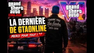 Miniature : Ma DERNIÈRE vidéo sur GTA Online avant GTA 6. 🥲