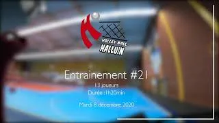 Miniature : Entrainement #21 - Halluin Volley Ball - Élite Masculine 2020-2021