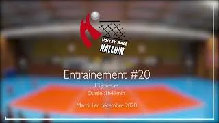 Miniature : Entrainement #20 - Halluin Volley Ball - Élite Masculine 2020-2021