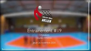 Miniature : Entrainement #19 - Halluin Volley Ball - Élite Masculine 2020-2021