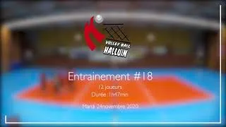 Miniature : Entrainement #18 - Halluin Volley Ball - Élite Masculine 2020-2021