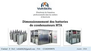 Miniature : Formation 1 / Partie 10 : Dimensionnement des batteries de condensateurs Moyen tension HTA