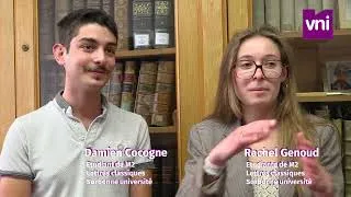 Miniature : Des étudiants de Sorbonne université expliquent pourquoi ils ont choisi les lettres classiques