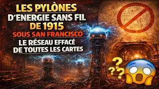 Miniature : Les Pylônes d’Énergie Sans Fil de 1915 sous San Francisco — Le Réseau Effacé de Toutes les Cartes