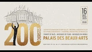 Miniature : Teaser concert Bozar "200 choristes" | 16 décembre 2025