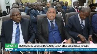 Miniature : Signature du contrat de Claude le Roy chez des Diables Rouges