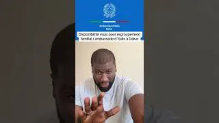 Miniature : Disponibilité visas pour regroupement familial / ambassade d'Italie à Dakar