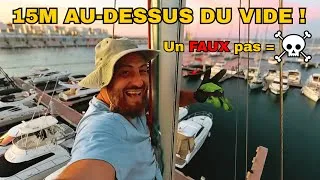 Miniature : 15M dans le mât… un dernier CHECK avant l’Atlantique !