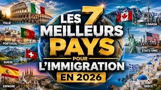 Miniature : 🟡Les 7 Meilleurs Pays pour l’Immigration en 2026 .. Canada, États-Unis, Suisse, Italie et Plus😃