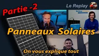Miniature : AUTONOMIE SOLAIRE  - LES PANNEAUX SOLAIRES - Part-2 - Fourgon Aménagé Camping CAR - REPLAY VAN🔴LIVE