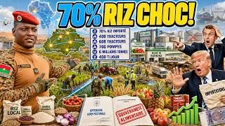 Miniature : Ibrahim Traoré choque l’Afrique : 70% du riz importé, le Burkina riposte