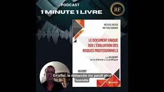 Miniature : Le document unique sur l'évaluation des risques professionnels. Le DUERP de la théorie à la pratique