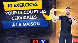 Miniature : 10 EXERCICES pour RENFORCER tes CERVICALES à la maison 💪 (Pour un cou musclé et sans douleur)