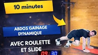 Miniature : 🔥10 min ABDOS GAINAGE DYNAMIQUE avec ROULETTE et SLIDE !