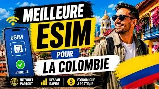 Miniature : Meilleure eSIM pour la Colombie  🇨🇴 Test, Prix et Avis