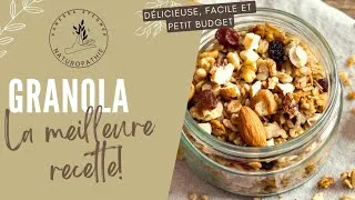 Miniature : Recette du granola facile, bon et petit budget pour des petits déjeuners healthy