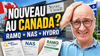 Miniature : Nouveau au Canada : les démarches à faire dès l’arrivée ! RAMQ, NAS, Hydro-Québec