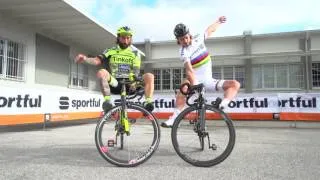 Miniature : Sagan et Brumotti joue au foot en vélo!!!!!!