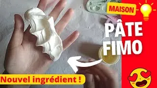 Miniature : FAIRE SA PÂTE FIMO DURCISSANTE À L'AIR NOUVELLE RECETTE MAISON [TUTO N°3] #argile #sculpture#déco