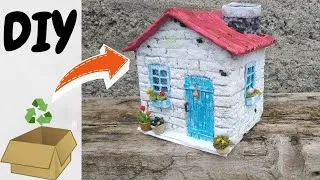 Miniature : DIY:MAISON 😍EN CARTON À RÉALISER ![TUTO]  🏠 . . #decoration #bricolage#recyclage #craft