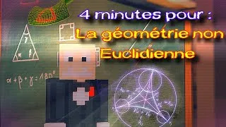 Miniature : Introduction à la géométrie Non Euclidienne ( en 4 minutes ) [Sous-Titres Disponibles !]