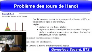 Miniature : Le problème des tours de Hanoï